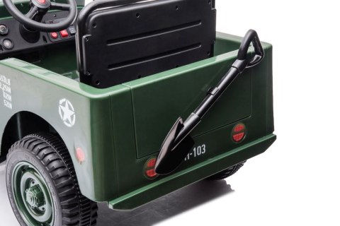 Auto Na Akumulator JH-103 Wojskowa Zieleń 4x4 Auto Na Akumulator JH-103 Wojskowa Zieleń 4x4