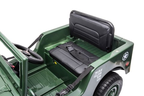 Auto Na Akumulator JH-103 Wojskowa Zieleń 4x4 Auto Na Akumulator JH-103 Wojskowa Zieleń 4x4