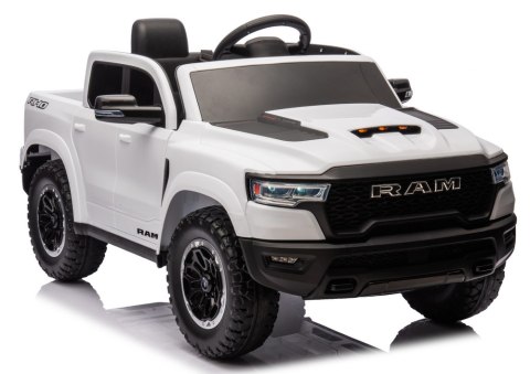 Auto Na Akumulator ZB618 Dodge Ram Biały Auto Na Akumulator ZB618 Dodge Ram Biały