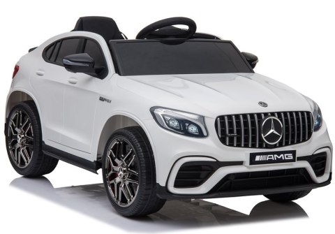 Auto na akumulator Mercedes GLC 63S QLS-5688 Biały 4x4 Auto na akumulator Mercedes GLC 63S QLS-5688 Biały 4x4