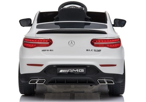 Auto na akumulator Mercedes GLC 63S QLS-5688 Biały 4x4 Auto na akumulator Mercedes GLC 63S QLS-5688 Biały 4x4