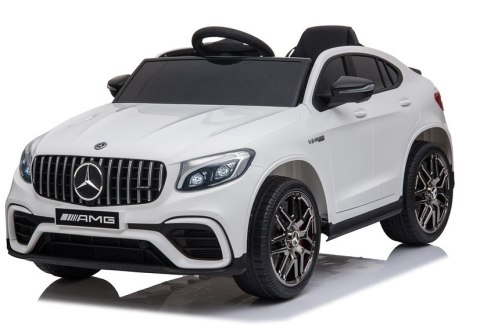 Auto na akumulator Mercedes GLC 63S QLS-5688 Biały 4x4 Auto na akumulator Mercedes GLC 63S QLS-5688 Biały 4x4