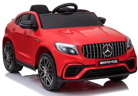 Auto na akumulator Mercedes GLC 63S QLS-5688 Czerwony 4x4 Auto na akumulator Mercedes GLC 63S QLS-5688 Czerwony 4x4