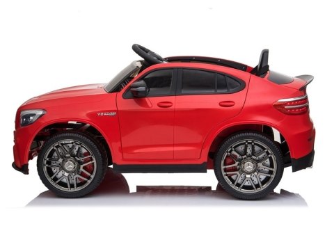 Auto na akumulator Mercedes GLC 63S QLS-5688 Czerwony 4x4 Auto na akumulator Mercedes GLC 63S QLS-5688 Czerwony 4x4