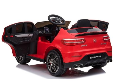 Auto na akumulator Mercedes GLC 63S QLS-5688 Czerwony 4x4 Auto na akumulator Mercedes GLC 63S QLS-5688 Czerwony 4x4