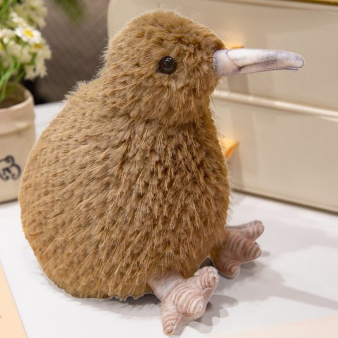 Pluszowy Ptak Kiwi Pluszak Maskotka Przytulanka Jasnobrązowy 17cm Pluszowy Ptak Kiwi Pluszak Maskotka Przytulanka Jasnobrązowy 17cm