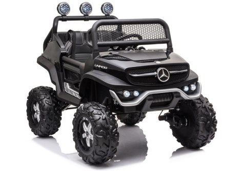 Pojazd na Akumulator Mercedes Unimog S Czarny Pojazd na Akumulator Mercedes Unimog S Czarny