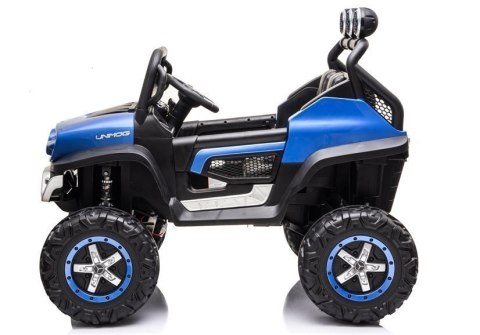 Pojazd na Akumulator Mercedes Unimog S Niebieski Lakier Pojazd na Akumulator Mercedes Unimog S Niebieski Lakier