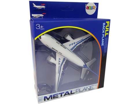 Samolot Pasażerski Boeing 777 Biały Napęd Światła Dźwięki Samolot Pasażerski Boeing 777 Biały Napęd Światła Dźwięki