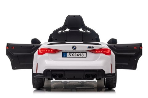 Auto Na Akumulator BMW M4 Białe Auto Na Akumulator BMW M4 Białe
