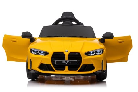 Auto Na Akumulator Bmw M4 Zółte Auto Na Akumulator Bmw M4 Zółte