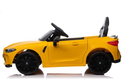Auto Na Akumulator Bmw M4 Zółte Auto Na Akumulator Bmw M4 Zółte