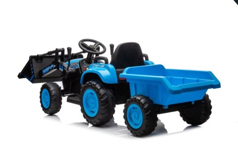 Traktor Na Akumulator Z Łyżką BW-X002A Niebieski Traktor Na Akumulator Z Łyżką BW-X002A Niebieski