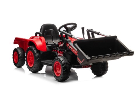 Traktor Na Akumulator Z łyżką BW-X002A Czerwony Traktor Na Akumulator Z łyżką BW-X002A Czerwony