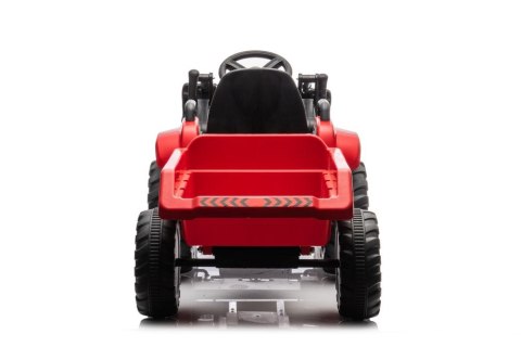 Traktor Na Akumulator Z łyżką BW-X002A Czerwony Traktor Na Akumulator Z łyżką BW-X002A Czerwony