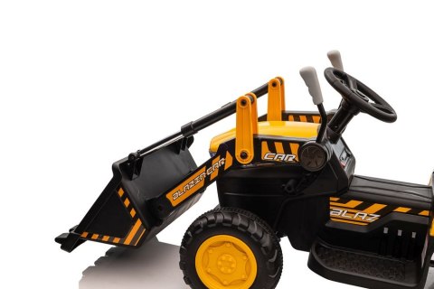 Traktor Na Akumulator Z łyżką BW-X002A Żółty Traktor Na Akumulator Z łyżką BW-X002A Żółty