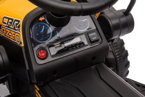 Traktor Na Akumulator Z łyżką BW-X002A Żółty Traktor Na Akumulator Z łyżką BW-X002A Żółty