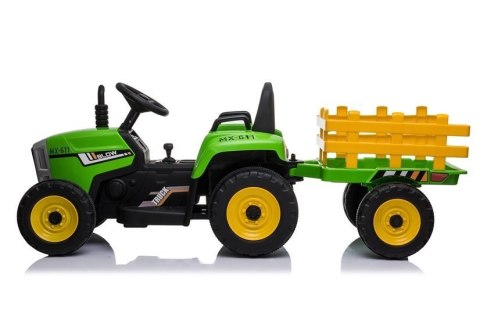 Traktor na Akumulator z Przyczepą XMX611 Zielony Traktor na Akumulator z Przyczepą XMX611 Zielony