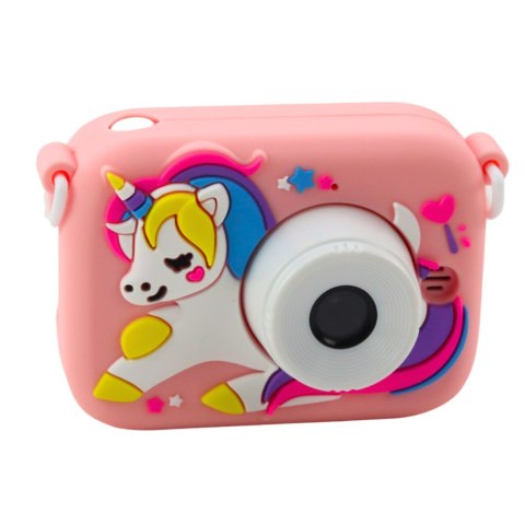 Aparat Cyfrowy Dla Dzieci Jednorożec Różowy 48Mpx HD 1080P Aparat Cyfrowy Dla Dzieci Jednorożec Różowy 48Mpx HD 1080P