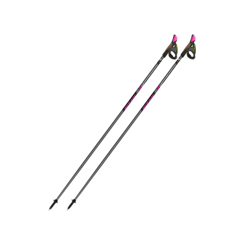 Kije Nordic Walking FIZAN RUNNER Różowe - 40% Carbonu