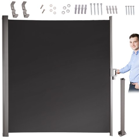 Markiza boczna tarasowa LUARO parawan zwijana 160 x 300 cm
