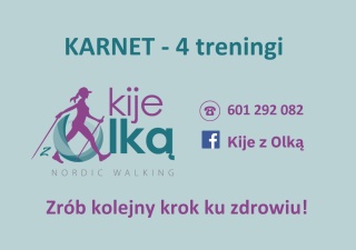 Karnet - 4 treningi Nordic Walking