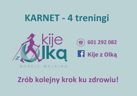 Karnet - 4 treningi Nordic Walking